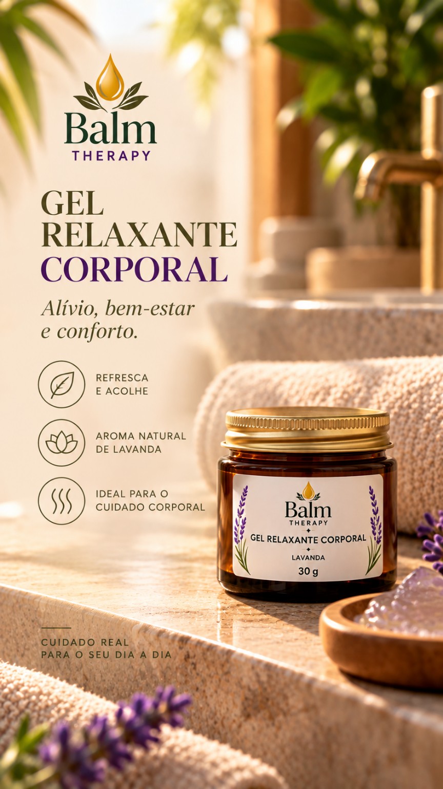 BALM Therapy — Gel relaxante corporal, 30 g